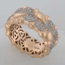 Золотое кольцо с бриллиантами, новое, в Санкт-Петербурге