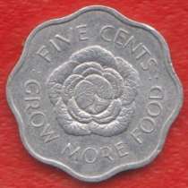 Сейшельские острова Сейшелы 5 центов 1972 г. ФАО, в Орле