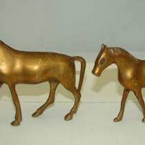 Фигурки латунные Лошади (Q638), в Москве