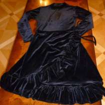 Бархатный костюм, юбка и боди, France Haneva, made in France, в Москве