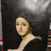 Портрет Девушки, холст, масло, старинная, в Ставрополе
