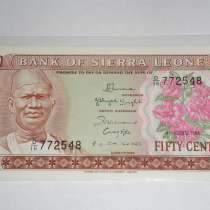 Сьерра-Леоне, 50 центов, 1984 г., Unc, в Благовещенске