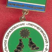 Знак Почетный гражданин МО Люччегинский 1-й наслег Якутия, в Орле