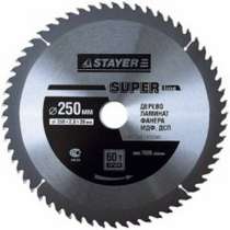 Диск пильный по дереву STAYER MASTER SUPER-Line 3682-250-32-60, в г.Тирасполь