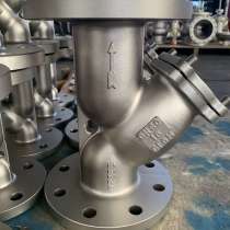 Сетчатый фильтр фланцевый типа Y из нержавейки CF8 PN16 DN80, в г.Вэньчжоу