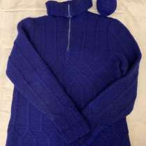 Шерстяной свитер вязаный ручной работы, в Москве