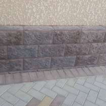 Декоративный кирпич из бетона для фасада (без гипса), в г.Бишкек