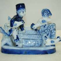 Скульптура подставка старинный Делфт (U483), в Москве