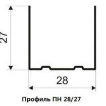 Металлопрофиль ПН 28/27 0,4 мм 3 м, в Сочи