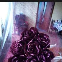 Букет роз из лент, в Красноярске