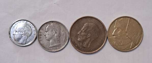 Монеты Бельгии. Франки. 20 век. Опт. Розница