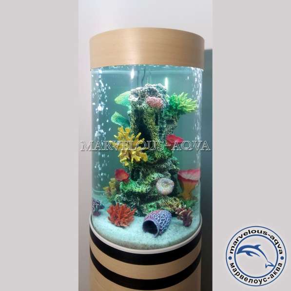 Цилиндрический аквариум 90л Marvelous в Челябинске