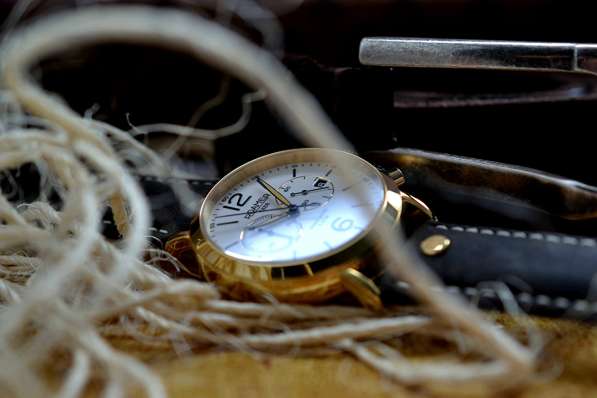 Хронограф Roamer 1888 swiss made, золотое PVD в Рязани фото 3