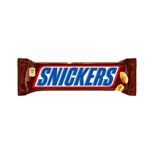 Шоколадный батончик Snickers 50гр