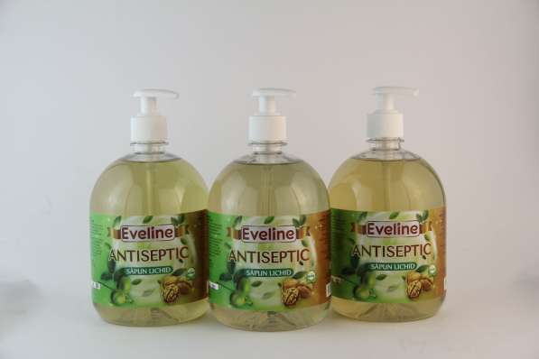 Жидкое мыло "Eveline" Antiseptic с экстрактом ореха в фото 3