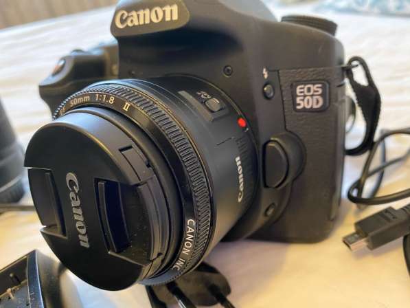 Зеркальный фотоаппарат Canon 50D + два объектива + чехол-сум