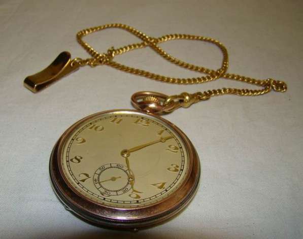 Часы карманные старинные с цепью (D257) в Москве фото 10