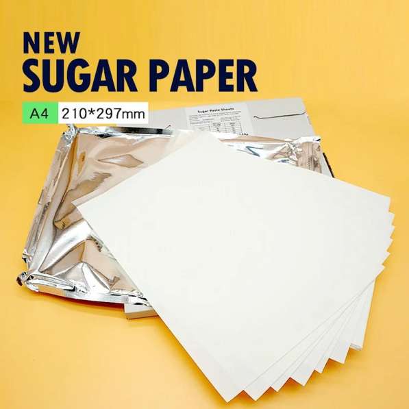 Пищевая кондитерская сахарная бумага для печати