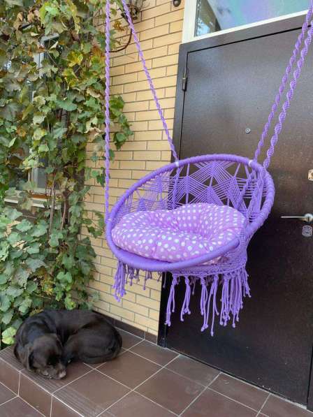 Плетеное подвесное кресло в Ростове-на-Дону фото 3