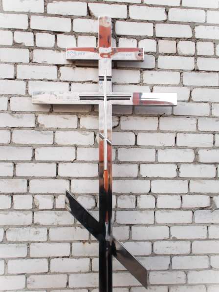 Крест на могилу из нержавейки в Воронеже фото 4