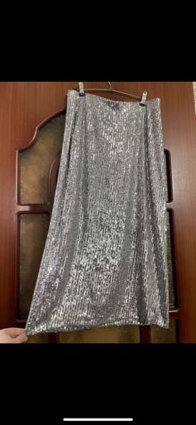 Юбка с пайетками