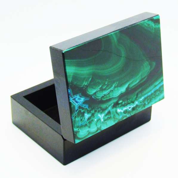 Малахит с Хризоколлой - Коллекционная Шкатулка в Москве фото 3