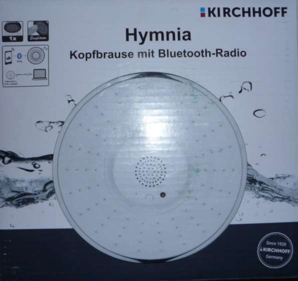 Верхний душ с функцией блютуз KIRCHHOFF (Германия) в фото 4