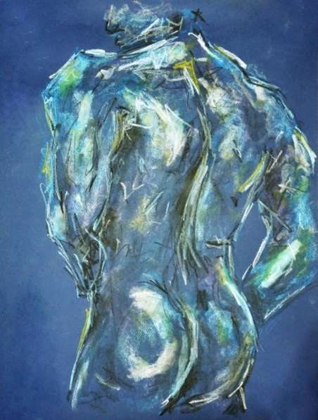 Картина пастелью &laquo;Силуэт&raquo;