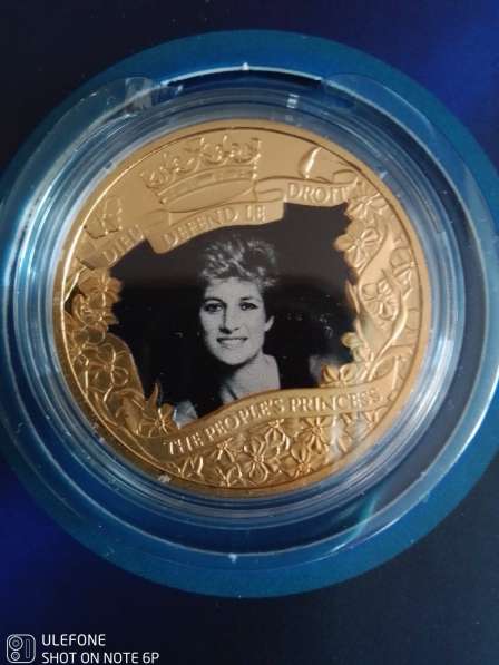 Монета к 60-летию принцессы Дианы