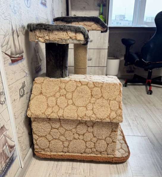 Домик для кошки ручной работы в Мурманске фото 5