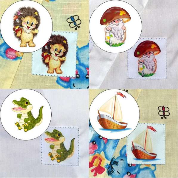 Яркие метки - нашивки и наклейки для детского сада! в Краснодаре фото 8