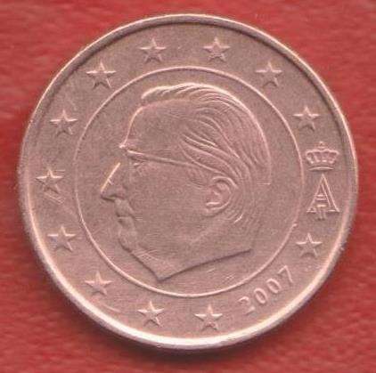 ЕВРО Бельгия 1 евроцент 2007 г. цент