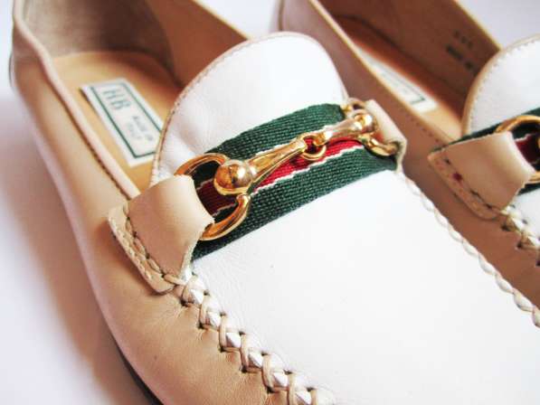 полностью кожаные туфли от HB made in Italy в фото 5