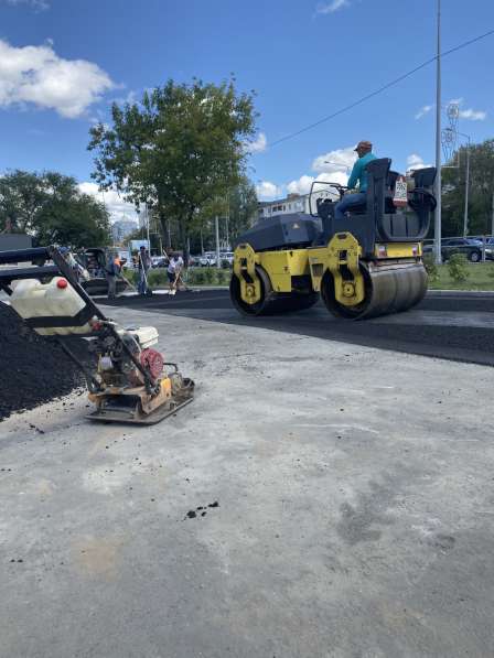 Укладка асфальта асфальтирование в Самаре фото 9