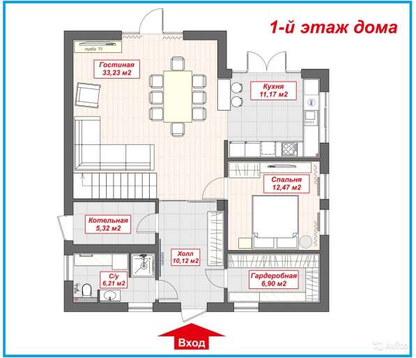 Дом 235 м² на участке 6 сот в Севастополе