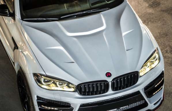 Custom hood for BMW X5 F15 F85 X6 F16 F86 2013-2018 в фото 10