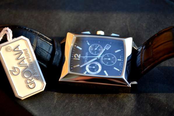 Швейцарские часы Grovana, хронограф, сапфировое стекло в Рязани фото 9