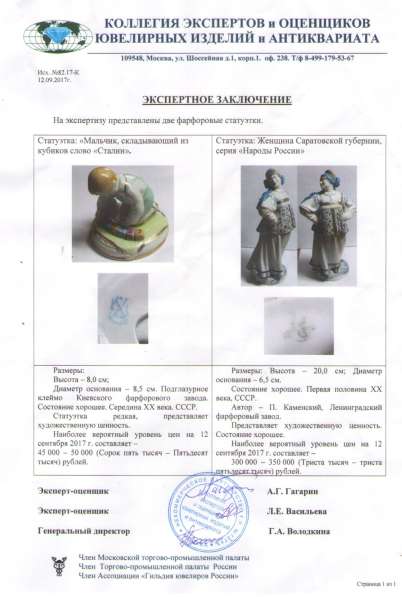 Статуэтка Женщина Саратовской губернии в Москве фото 5