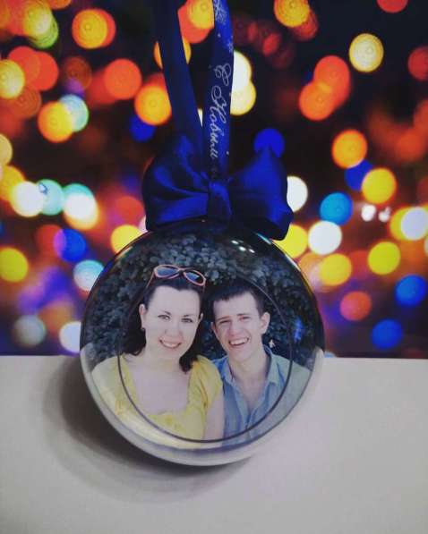 Новогодний шар с Вашим фото в Екатеринбурге