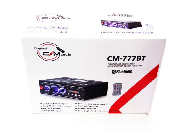 Усилитель CMaudio CM-777BT Bluetooth Стерео Усилитель звука в фото 5