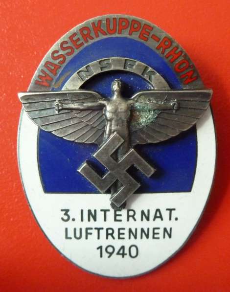 Германия 3 рейх знак 3 международные авиагонки NSFK 1940 г в Орле