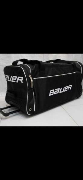 Спортивная сумка Bauer хоккейный баул на колесах. Доставка