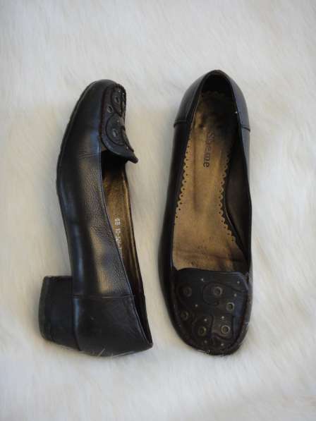 Туфли кожаные, темно-коричневые, 37 размер в Санкт-Петербурге