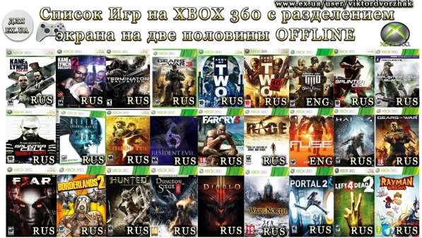 Игры XBOX 360 PLayStation 2 в 