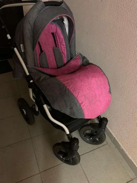 Детская коляска babyton dizzi pink 2 в 1 в Санкт-Петербурге фото 3