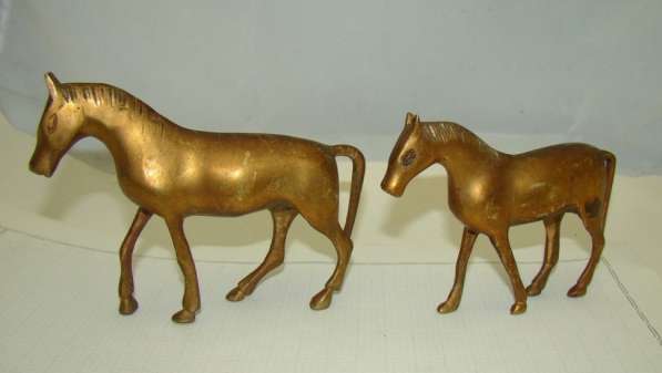 Фигурки латунные Лошади (Q638)