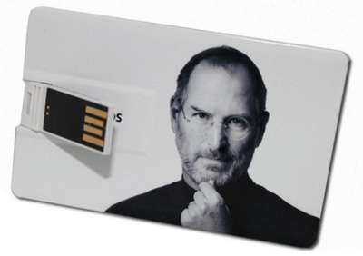 USB Флешка-кредитка «Стив Джобс» в Хабаровске