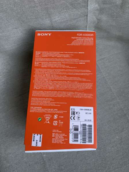 Camera Sony FDR X3000 в Москве фото 6