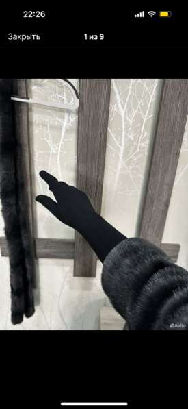 Шуба из экомеха