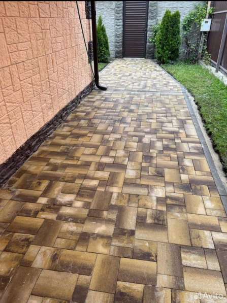 Тротуарная плитка брусчатка в Казани фото 6